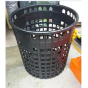 圓籃 大 黑 搬家籃 大黑籃 水果籃 香蕉籃 66*69公分 (含稅)~ecgo五金百貨