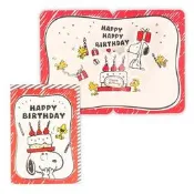【莫莫日貨】hallmark 日本原裝進口 正版 Snoopy 史努比 立體卡片 生日卡 卡片 賀卡 17114