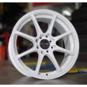 土城輪胎王 DG RS 17吋鋁圈 白色 4/100 4/114.3 輕量化 FIT