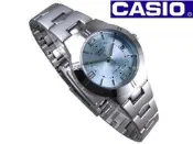 附發票 台灣卡西歐公司貨【時間光廊】CASIO 時尚淑女錶(水藍色) LTP-1241D