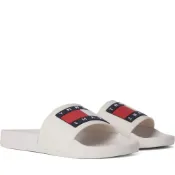 Tommy Hilfiger FLAG 泳池拖鞋 米白色女鞋
