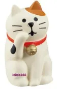 日本Decole concombre 加藤真治療癒商品新年快樂叮噹招財貓人偶 組