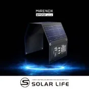 日本emirai MIRENEX 30W 折疊式小型太陽能板 EMRS30T.太陽能充電板 折疊太陽能 戶外充電 行動電源 登山露營裝備