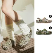 Crocs Printed Camo 男女 棕/綠迷彩 卡駱馳 涼拖鞋 206454-260 206454-3TC