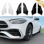 星光精品館 【AMG專用】前包角 賓士C級改裝 W206 C200 C260 C43 巴博斯款 車貼配件 碳纖紋路 運動風格 無損安裝 提升霸氣
