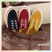 實拍 免運💛腳踩一腳蹬 增高女鞋 厚底女鞋 休閒鞋 帆布鞋 女複古百搭鞋 無鞋帶休閒鞋 圓頭運動鞋 闆鞋 鬆緊鞋 懶人鞋
