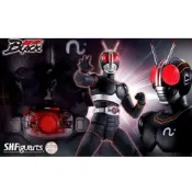 (店+)【BANDAI 萬代】萬代	SHF 真骨雕製法 假面騎士BLACK 帝王石閃光版 附贈初回限定底座 代理  12月預購N