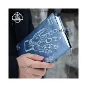 (店+)書衣 元素 刺繡文藝手工布書衣A5A6手帳本手賬記事本封套文創禮物