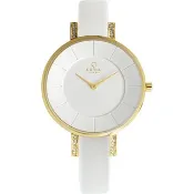 OBAKU 采耀時刻晶鑽時尚腕錶-V158LEGIRW金色/34mm