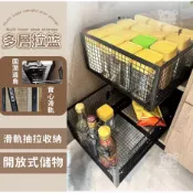 【抽屜式收納籃】衣櫃拉籃 抽拉式網籃 衣柜拉籃 衣櫃收納籃 衣櫥拉籃 抽屜式收納筐 分層收納籃 密網格滑軌收納筐TIH