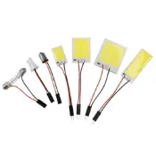 (店+)【XILLA】COB 48晶LED室內燈板 T10雙尖 BA9S彈簧雙尖通用 拯救原廠室內燈昏黃暗淡照明範圍嚴重不足