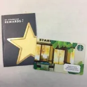菲律賓星巴克Starbucks隨行卡，禮物卡，有封套