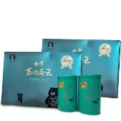 【農會】仁愛農會 台灣高山茶王優良獎禮盒X1盒(150gx2罐 附提袋)伴手禮 年節禮盒(中秋禮盒)