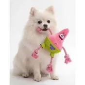 【SpongBob 海綿寶寶】7吋 派大星繩環寵物玩具-中
