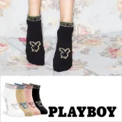 【PLAYBOY】個性拼貼兔消臭棉襪│襪子│女襪│休閒襪│高含棉異味OUT│可愛│穿搭│舒適│socks│MIT