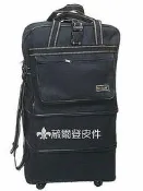 【葳爾登】三層折疊旅行袋旅行箱五輪行李箱,登機箱批發袋購物袋/巨無霸板輪袋100cm黑