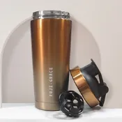 【FUJI-GRACE富士雅麗】灰陶瓷噴層寬口搖搖杯750ml 保溫杯 運動水壺