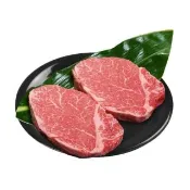 【勝崎生鮮】美國藍絲帶極黑菲力牛排30片組(150公克±10% / 1片)