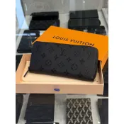 Limit精品✔️Louis Vuitton LV 午夜黑 經典老花設計 新款 男生 拉鏈長夾