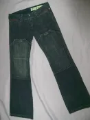 楹 ~ 香港潮牌 TOUGH Jeansmith 低腰牛仔褲 帥氣修長 size: 28 中性款