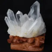 協貿國際日用品生活6館 晶魁天然白水晶簇擺件手鏈消磁石家居辦公魚缸景觀奇石玄關裝飾