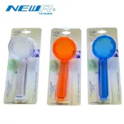 【人水 良品衛浴】透明感單功能蓮蓬頭25-1020A (透明/橘/藍三色可選) 浴室必備 居家生活 台灣工廠 現貨