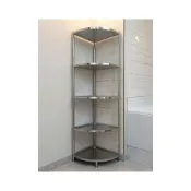 (店+)不鏽鋼衛生間置物架 高端白鐵置物架 浴室三角架 浴室墻角架 落地盆架 廚房收納調料架子 廚房置物架 鍋架 客廳墻角架
