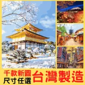 釘好內框🔥Manto【台灣製造】數字油畫｜金閣寺楓紅(4050)療癒填色本 成人塗鴉解壓套組 大人畫畫課 減壓生日禮物