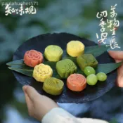 知味觀綠豆糕杭州特產桂花糕茶點心小吃傳統老式正宗零食品下午茶