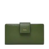 【京站i購物】【FOSSIL】限時9折★Logan 真皮扣式RFID防盜中長夾-果綠色 SL7830314