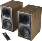 限時特價/美國古力奇Klipsch The Fives 高音質主動式藍牙書架喇叭AptX-HD USB 可外接超重低音