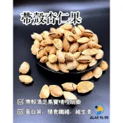 〈北站鳥園〉杏仁果有殼 / 分裝堅果 / 鸚鵡、蜜袋鼯、松鼠 / 分裝95g、290g、585g / 寵物零食、訓練點心