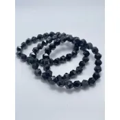 【Rich手作】切角 黑曜 黑曜石 切割 水晶 條珠 半成品 水晶設計  diy 在台現貨 設計款