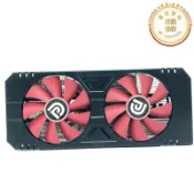 吉宅良品 耕升RX580散熱器孔距5.3CM電腦臺式機雙風扇RX570顯卡散熱器總成