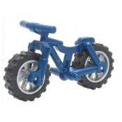 【-台中翔智人偶館-】LEGO 樂高 零件 人偶配件深藍色 Bicycle  越野單車 登山車 / 腳踏車