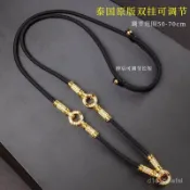 🔥臺灣出貨-原版泰國佛牌鏈微鑲鑽扣快拆多功能扣唐卡單掛雙掛三掛多掛可調節 QNHL