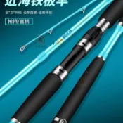 【超硬船釣專用】鐵板竿 海釣竿 磯釣竿 筏竿 岸竿 魚竿 一本半 近海船竿 直柄槍柄竿 超輕慢搖鐵板竿 船釣竿