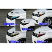 TOYOTA ALTIS 11代 角燈 燈眉 大燈 下巴 水箱 後飾條 直上貼膜 簡單diy 顏色可訂製