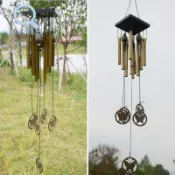 Alittlesearcero5 大風鈴鈴鐺銅管戶外庭院花園家居裝飾裝飾品 TW