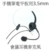 【仟晉資訊】 FHNB100 有線單耳單3.5mm音源接頭 手機筆電平板用頭戴式 會議用耳機麥克風