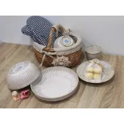 《興富大行》陶瓷餐廚具【日本製日霧白十草】土灰十草復古風棕十草潑水十草餐盤湯盤陶瓷盤碗盤陶瓷圓盤平盤點心盤水果盤湯碗麵碗