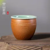 喜挖2店 龍泉青瓷 功夫茶杯主人杯單個杯 陶瓷跳刀手工聞香杯小茶杯品茗杯