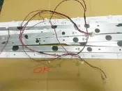 6燈10條一組鋁基板燈條+電源傳輸排線《原廠專用燈條》 TCL 55C716
