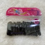 RAINBOW韓國橡皮筋(大)-黑/彩色