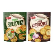 【蝦皮直營】韓國 歐邁福 法式麵包餅乾 300g/包 香蒜奶油/青陽辣椒美乃滋口味 餅乾 零食 點心