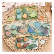 【Paper Play】圖樣便利貼 水墨便利貼/水墨江山色調幾何圖樣便利貼組合 100枚(4款任選)