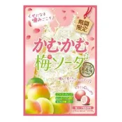 +東瀛go+ KAMU 三菱 明治產業 咖姆卡姆糖球 期間限定 梅子蘇打風味軟糖 30g 夾心糖 和歌山南高梅 日本進口