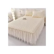 (店+)【優品匯】特價清倉 防滑加厚床包床裙款120*200cm兩件套 最後一件