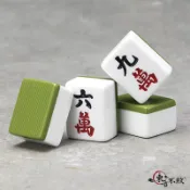 東方不敗麻將 尊品竹絲麻將 36mm(手打) 綠色 284