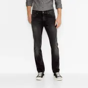 美國百分百【全新真品】Levis 511 Slim Fit 男 牛仔褲 直筒褲 合身 單寧 黑灰 抓紋 刷白 29腰 E264
